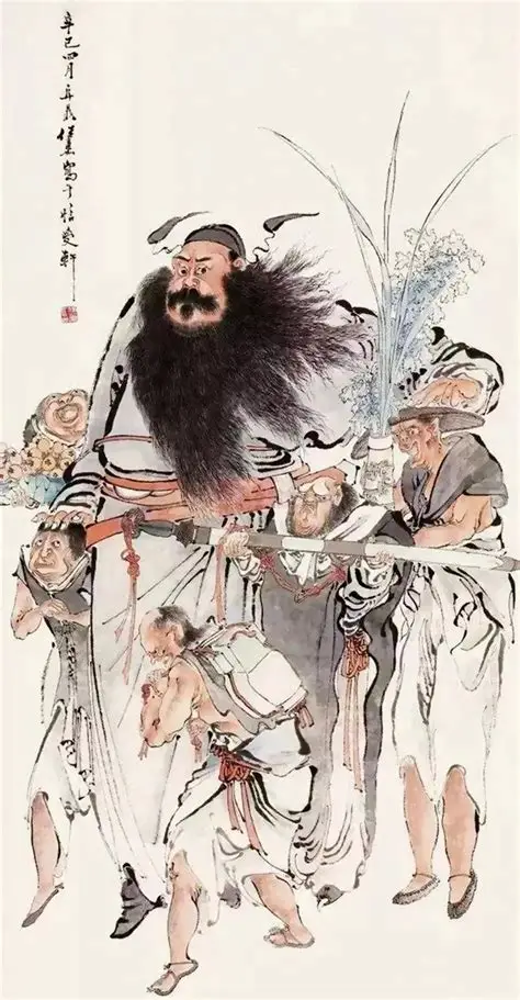 Zhong Kui Cultural Art - Traditional Chinese Mythology Artwork